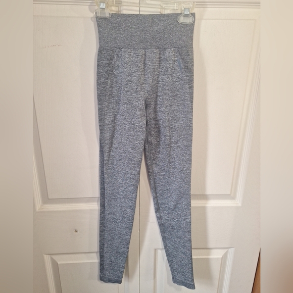 Gymshark Pants - Gymshark "Flex" Heather Gray High-Waisted Leggings - XXS